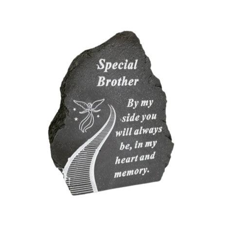 Special Brother - Stairway To Heaven Memorial Plaque - Perfect For Gravesides and Gardens