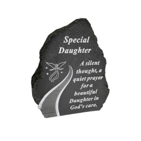 Daughter - Stairway To Heaven Memorial Plaque - Perfect For Gravesides and Gardens