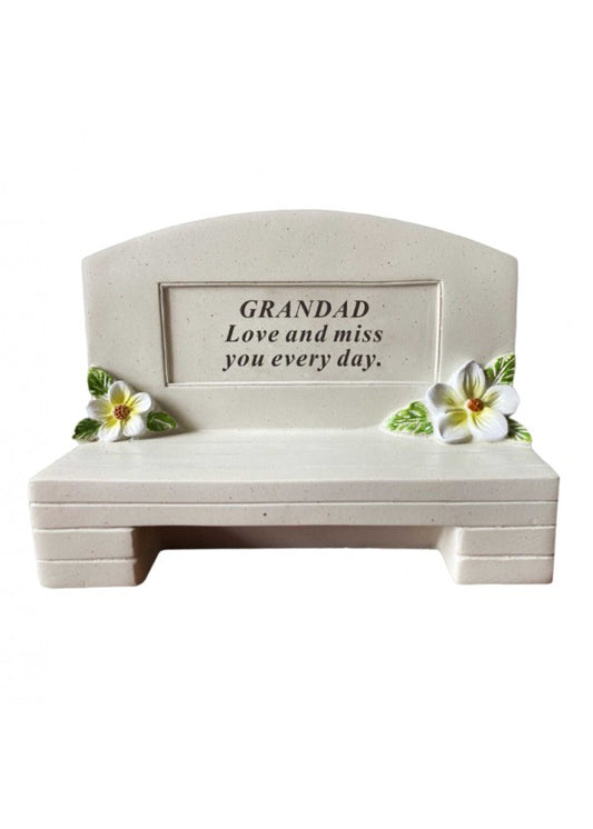 Grandad Memorial Bench - Perfect For Gravesides and Gardens