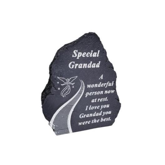 Grandad - Stairway To Heaven Memorial Plaque - Perfect For Gravesides and Gardens