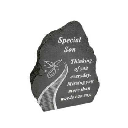 Son - Stairway To Heaven Memorial Plaque - Perfect For Gravesides and Gardens