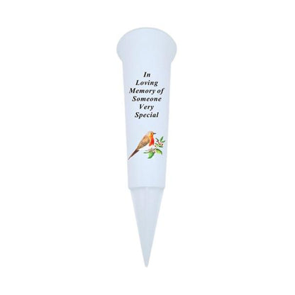 Someone Special - Robin - Memorial Vase Stake