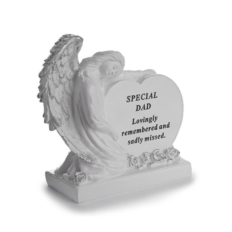 Special Dad - Angel Heart Memorial - Perfect For Gravesides & Gardens